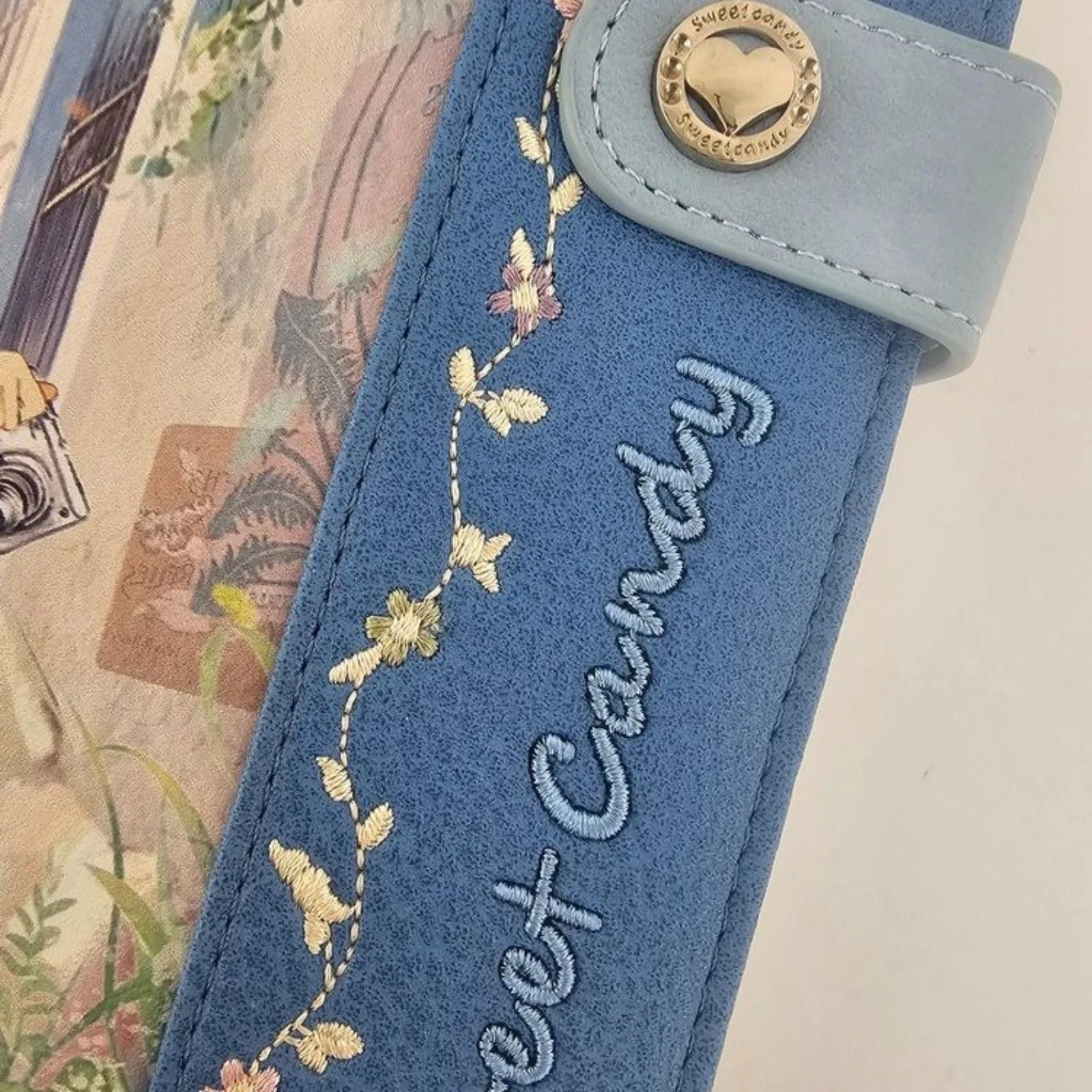 Caderno agenda livreta Sweet Candy azul – photo 3